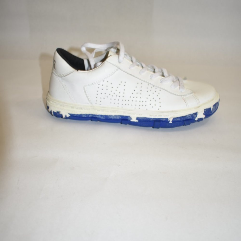 P448 C.S.L.-M Perforated Sneaker White Size 37 7 - Picture 3 of 10